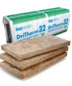Knauf Dritherm 32 Insulation cavity slab insulation 75nn, 85mm, 100mm, 125mm, 150mm