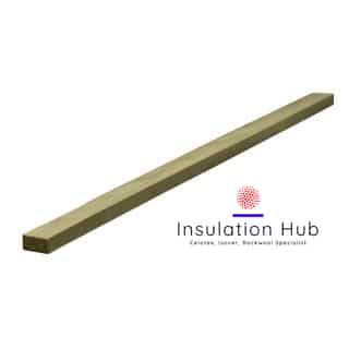 2x1 Timber Batten 3.6m 1.5"x0.75" treated timber