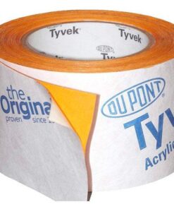DuPont Tyvek 2060B Single Sided Acrylic Tape 75mm x 25m Roll, Breather Membrane Tape, Tyvek Tape, tyvek Dupont, Tyvek Single Sided Acrylic Tape