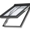 velux windows, top hung windows, black exterior