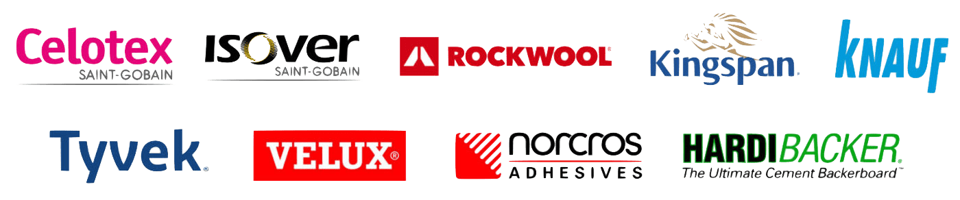 celotex, insulation, rockwool, isover, tyvek, norcros, building material brands