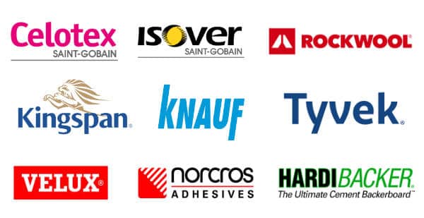 building material brands, YBS, TLX, ISOVER, CELOTEX, REGUPOL, BG