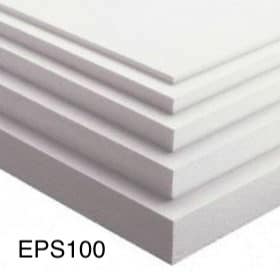 Polystyrene INSULATION -EPS-100. 255m, 30mm, 35mm, 40mm, 45mm, 50mm, 55mm, 60mm, 65mm, 70mm, 75mm, 80mm, 85mm, 90mm, 95mm, 100mm, 105mm, 110mm, 115mm, 120mm, 125mm, 130mm, 135mm, 140mm, 145mm, 150mm