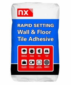 nx Norcros tile adhesive wall and floor, rapid setting