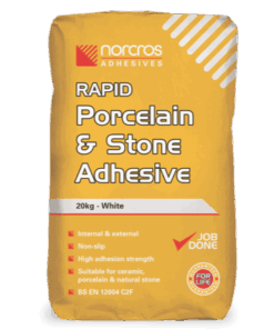 Norcros adhesive product-rapid-porcelin-and-stone-adhesive
