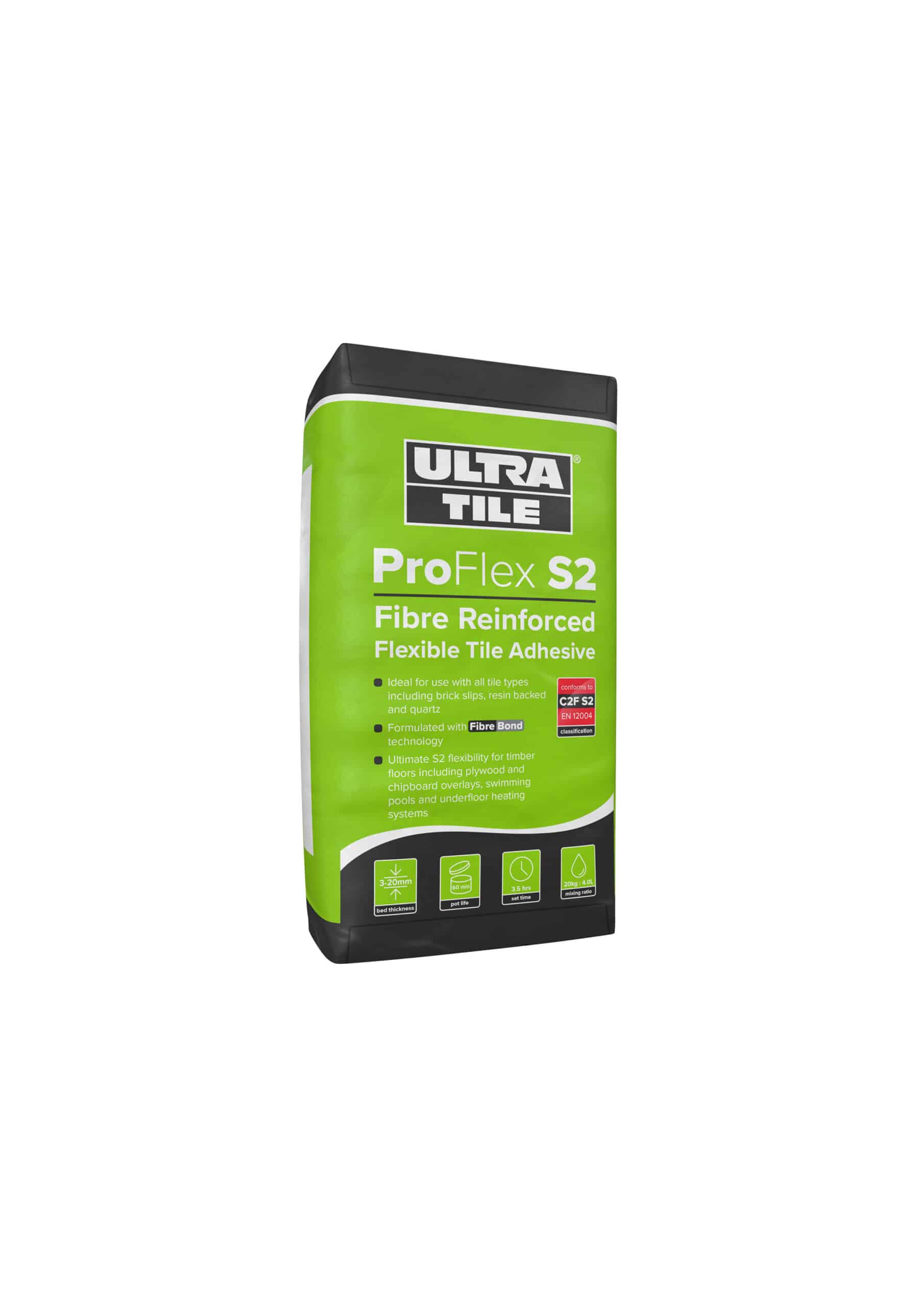 ProFlex S2 Fibre Reinforced Flexible Rapid Set Tile Adhesive